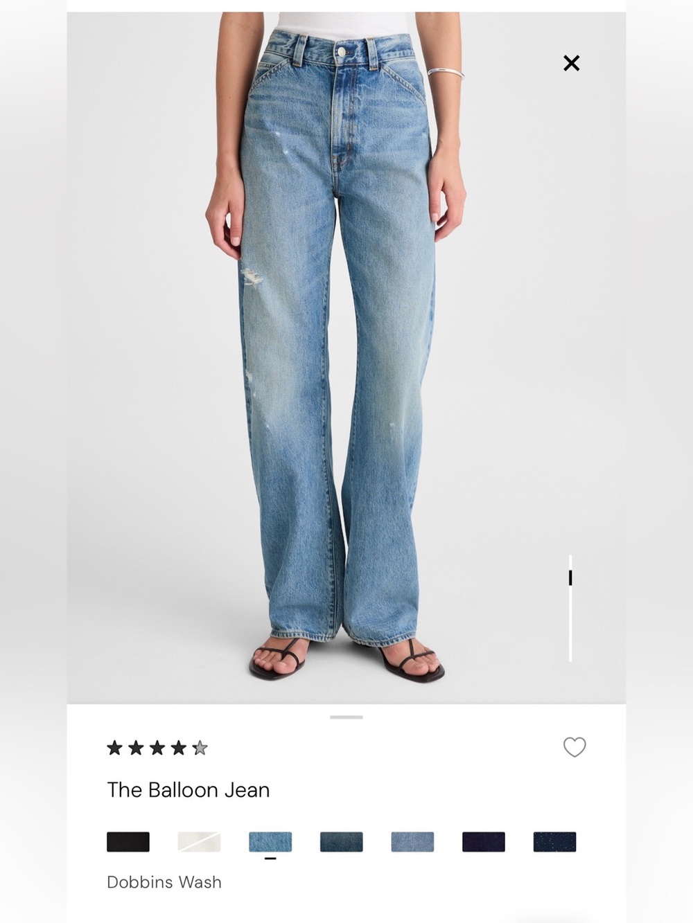 Madewell Balloon Jeans - Dobbins Wash